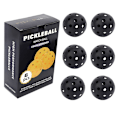 Miniatyrbild 1 av 3: Picklebollar, set med 6, 40-håls picklebollar 74 mm Svart