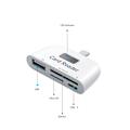 Pikkukuva 1 / 6: Type-C -kortinlukija - USB-keskitin ja OTG-toiminto Valkoinen