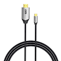 Pikkukuva 2 / 5: USB-C tai HDMI 2.0 kaapelituuletus CRBBG 1,5m, 4K 60Hz (musta)