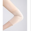 Miniatyrbillede 2 af 3: Silkeblanding Arm- og Håndledsærmer for Sommerkomfort Beige M