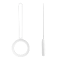 Miniatyrbild 4 av 7: Apple AirTag case, silicone, hanger, white