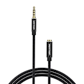 Pikkukuva 2 / 5: Kaapeli Audio TRRS 3,5 mm uros 3,5 mm naaras tuuletus BHCBF 1 m musta