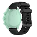 Miniatyrbillede 1 af 8: Urrem 20 mm Omega/Huawei/Samsung Galaxy Watch silikone Sort
