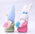 Miniatyrbild 6 av 7: Easter Decorations Gnomes, Easter Bunny Dolls Handmade Easter for Kids Home Party Decoration, Easter Gnome Plush Doll Decorations (2 pcs)