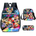 Mario Backpack Student School Bag Three-piece Set2_Super Gift