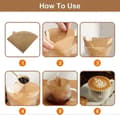 Miniatyrbild 4 av 4: 200 Pieces V60 Filter 02, Conical Coffee Filter, Coffee Filter, Coffee Paper Filter, Coffee Filter Paper, Unbleached