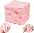 Big Cheese Squishy, Jumbo Squishy Cheese Luck Squeeze Cheese Squeeze Balls, Mjuk Långsam-Rebound Kub Sensorisk Stresslindring, Stresslindring
