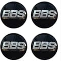 BBS hjulnavkapsel emblem 4 st set 65mm BBS billogotyp dekal aut