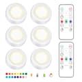 6-pack LED-spotlights 2 RGB-design - Flerfärgad present