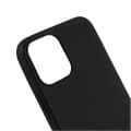 Miniatyrbild 5 av 5: Matte, soft TPU protective case in solid color design for iPhone 12 Pro 12 - Black (Black)