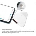Miniatyrbild 2 av 5: Minneskortläsare med triangulär magnetisk lock Typ-C USB-port Stöd TF/SD för PC Bärbar dator Smart telefon White