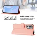 Miniatyrbild 3 av 4: Skin Feeling Solid Color Leather Phone Case with Lanyard For HTC U24 Pro