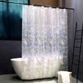 Duschdraperi 180 x 180 cm EVA Transparent duschdraperi, Showe