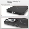 Miniatyrbild 2 av 5: Bulk Buy Compatible For iPhone 15 Pro Magnetic Case Solid Color PC Phone Case Compatible with MagSafe (Purple)