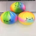 Dumplings Squishy, Glitter Dumpling Squishy, Squishiest Dumplings with Steamer Box, Random Color, Non-Edible A