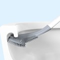 Miniatyrbild 3 av 4: Brosse de Toilette en Silikon, Brosse WC Suspendu, Brosse Toilette Salle de Bain (Le Noir)