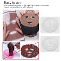 Miniatyrbild 5 av 5: 10 st Face Maker Mould Plate Making Form Återanvändbar ansiktsbehandling