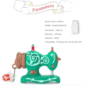 Miniatyrbild 3 av 5: Broderi Symaskin Shape Memory Stick, Grön 32GB