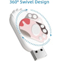 Miniatyrbild 2 av 5: Swivel w Design tumminnen, Vik Memory Stick (64GB, Rosa)