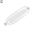 Miniatyrbild 1 av 5: Banan hårklämma Corn Twist Comb Clamp Grip Slide Fish Banana Transparent One-size