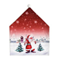 Miniatyrbild 5 av 5: Julstolsöverdrag jultomtehatt C C C