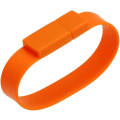 Miniatyrbild 1 av 5: Bärbar vattentät armbandsdesign USB -blixt, orange 64GB