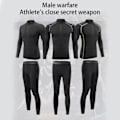 Miniatyrbild 4 av 5: Sportkläder för män Sportdräkt Andas Playsuit träningsoverall Black Grey L