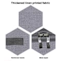 Miniatyrbild 3 av 5: Vikbar förvaringsväska under sängen dammtät förvaringsgaller kläder täcke förvaring två-pack