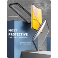 Miniatyrbild 2 av 8: iPhone XR Rugged Clear Bumper Case Skärmskydd (svart)