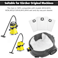 Miniatyrbild 4 av 4: 15st dammsugarpåse Karcher WD4, WD5, MV4, MV5, MV6 ..., Byt ut 2.863-006.0