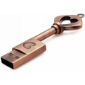 Miniatyrbild 4 av 5: 64GB 2.0 Pen-enhet Vintage Metal Koppar Heart Key Modell USB