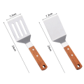 Miniatyrbild 2 av 5: Grillspatel rostfri spatel set grillspatel kök grillspatel