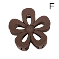 Miniatyrbild 1 av 5: Enkelt hårklipp för blommor vackra flickor mode hårklämma Få tillgång till djupt kaffe en one size