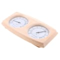 Miniatyrbild 5 av 5: Bastu termometer 2 i 1 trä termo hygrometer termometer hygrometer Ång bastu tillbehör