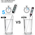Miniatyrbild 3 av 4: Digital Instant Read Kötttermometer Kök Matlagning Mat Godistermometer