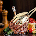 Miniatyrbild 5 av 5: 2 ST Bakverkstång Zinklegering Kökstång Bröd Tårta Sallad Mat Köksbuffé (Guldspets)