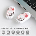 Miniatyrbild 5 av 5: Swivel w Design tumminnen, Vik Memory Stick (64GB, Rosa)