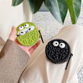 Miniatyrbild 3 av 3: Small eyes case för airpods pro2 apple bluetooth trådlöst case 1/2/3 generations case Svart kex hörlursfodral case