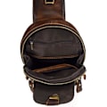 Miniatyrbild 7 av 7: Axelremsväska i läder Crossbody-väska Herr Dam Resor Utomhussporter, Ryggsäckar