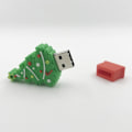 Miniatyrbild 4 av 4: Memory Thumb Stick U Disk (16 GB, julgran)