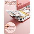 Miniatyrbild 3 av 8: iPhone 12/12 Pr Slim Designer Wallet Case Marmor