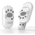 Miniatyrbild 1 av 5: Swivel Paw Design Thumb Drives, Fold Memory (32GB, Grå)