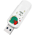 Miniatyrbild 1 av 5: 128 GB High Speed Thumb Drive Push and Pull med dinosaurie