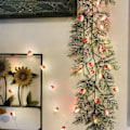Miniatyrbild 5 av 5: Juldekorativa tomteluva prydnader Handmålade ljusslingor, tomteluva LED USB kontakt och batteridriven