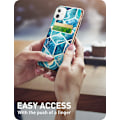 Miniatyrbild 7 av 7: Wallet Slim Designer Wallet Case iPhone 11 Blå