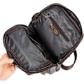Miniatyrbild 7 av 8: Axelremsväska i läder Crossbody Herr Dam Resor Utomhussporter, Ryggsäck
