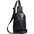 Miniatyrbild 3 av 8: Axelremsväska i läder Crossbody-väska Herr Dam Resor Utomhussporter, Ryggsäckar