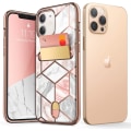 Miniatyrbild 1 av 8: iPhone 12/12 Pr Slim Designer Wallet Case Marmor