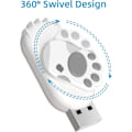 Miniatyrbild 2 av 5: Swivel Paw Design Thumb Drives, Fold Memory (32GB, Grå)