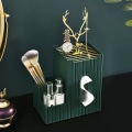 Miniatyrbild 3 av 5: Multifunktionell bärbar vävnadshållare rektangulär, grön